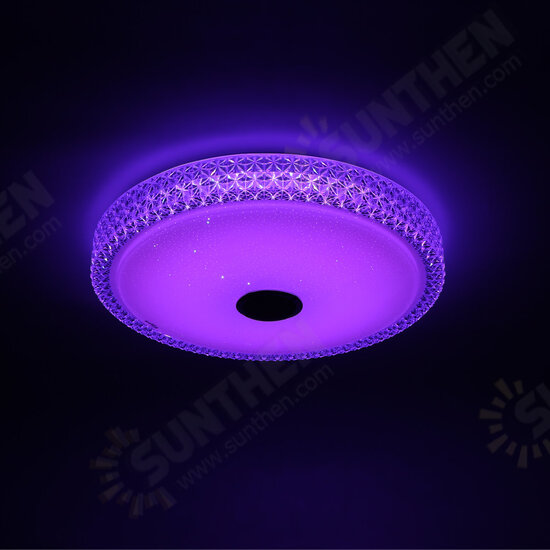 48W Smart bluetooth LED Ceiling Light Modern Music APP Control Bedroom Indoor Lamp AC110-240V/185-240V