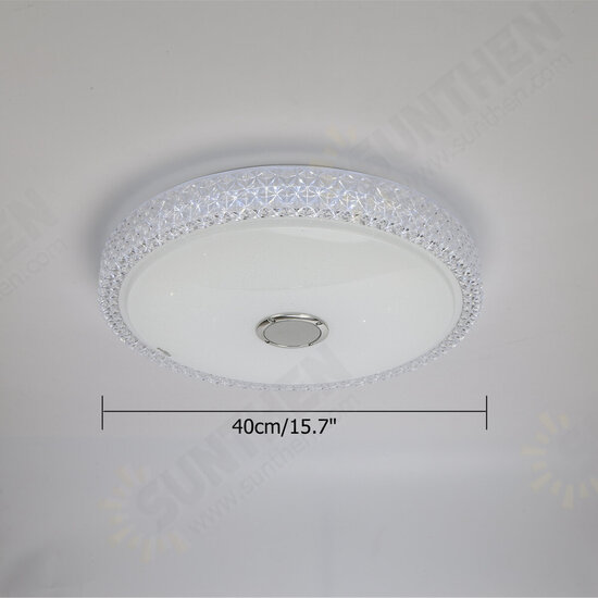 48W Smart bluetooth LED Ceiling Light Modern Music APP Control Bedroom Indoor Lamp AC110-240V/185-240V