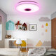 50cm AC85-265V LED RGB Music Ceiling Lamp APP+Remote Control Smart Ceiling Light Works w/ Google Home Alexa