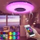 60W AC220V 102LED Starry Lampshade LED Intelligent Ceiling Lamp Bluetooth Music Smart Ceiling Light APP+Remote Control