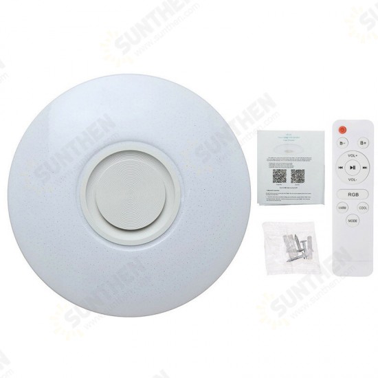 60W AC220V 102LED Starry Lampshade LED Intelligent Ceiling Lamp Bluetooth Music Smart Ceiling Light APP+Remote Control