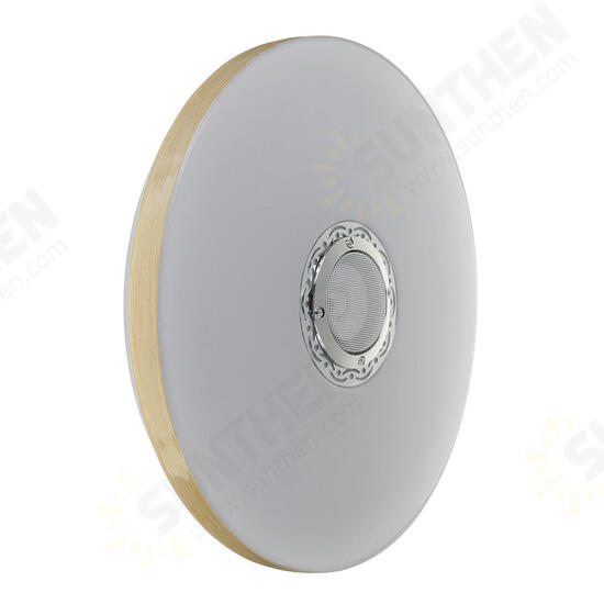 60W Dimmable LED RGBW bluetooth Music Speaker Ceiling Light APP Remote Bedroom