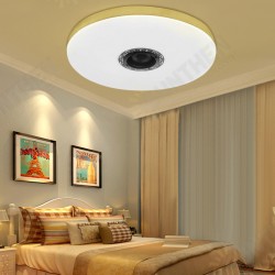 60W Dimmable LED RGBW bluetooth Music Speaker Ceiling Light APP Remote Bedroom 60W Dimmable LED RGBW bluetooth Music Speaker Ceiling Light APP Remote Bedroom