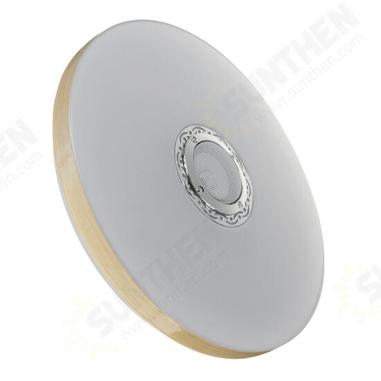 60W Dimmable LED RGBW bluetooth Music Speaker Ceiling Light APP Remote Bedroom