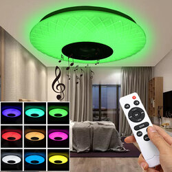 72W RGB Music Coloured LED Ceiling Light Dimmable Lamp bluetooth + APP Control AC180V~265V 72W RGB Music Coloured LED Ceiling Light Dimmable Lamp bluetooth + APP Control AC180V~265V