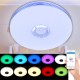 72W/36W LED Ceiling Light Color RGB bluetooth Music Speaker Bulb APP Remote