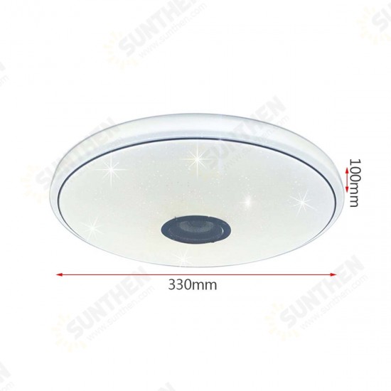 90W Smart Bluetooth Music LED Ceiling Light Dimming APP Control For Bedroom Lamp