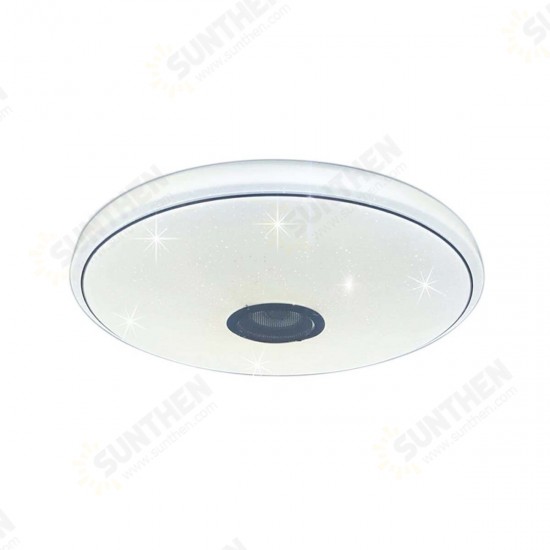 90W Smart Bluetooth Music LED Ceiling Light Dimming APP Control For Bedroom Lamp