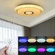 AC110-240V bluetooth WiFi LED Ceiling Light 2835SMD RGB Music Speaker Dimmable Lamp + Remote Control