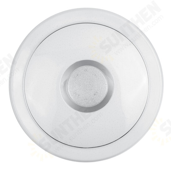 AC110-240V bluetooth WiFi LED Ceiling Light 2835SMD RGB Music Speaker Dimmable Lamp + Remote Control