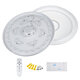 AC110-240V bluetooth WiFi LED Ceiling Light 2835SMD RGB Music Speaker Dimmable Lamp + Remote Control