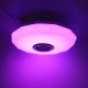 AC180-265V Modern RGBW LED Ceiling Light bluetooth App Music Speaker Lamp + Remote Control