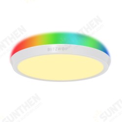 BW-CLT1 LED Smart Ceiling Light with Main Light and RGB Atmosphere Light 2700-6500K Adjustable Temperature APP Remote Control Optional&DIY Scene Mode BW-CLT1 LED Smart Ceiling Light with Main Light and RGB Atmosphere Light 2700-6500K Adjustable Temperature APP Remote Control Optional&DIY Scene Mode