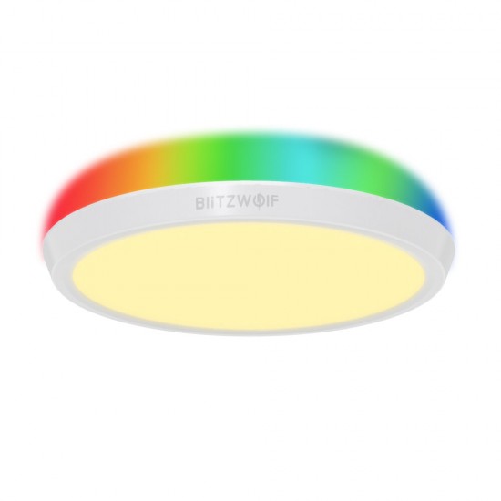 BW-CLT1 LED Smart Ceiling Light with Main Light and RGB Atmosphere Light 2700-6500K Adjustable Temperature APP Remote Control Optional&DIY Scene Mode