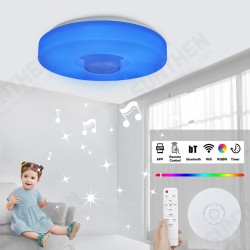 Bluetooth LED Ceiling Light RGB 3D Surround Sound Music Dimmable Lamp APP Remote Bluetooth LED Ceiling Light RGB 3D Surround Sound Music Dimmable Lamp APP Remote