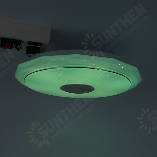 Bluetooth WIFI LED Ceiling Light 256 RGB Music Speeker Dimmable Lamp APP Remote