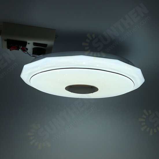 Bluetooth WIFI LED Ceiling Light 256 RGB Music Speeker Dimmable Lamp APP Remote