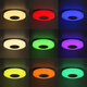 Bluetooth WIFI LED Ceiling Light RGB Music Speaker Dimmable Lamp APP Remote Room