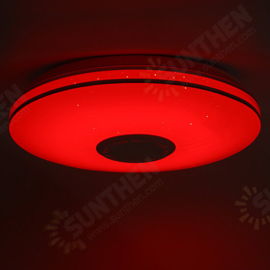 Bluetooth WIFI LED Ceiling Light RGB Music Speeker Dimmable Lamp APP Remote