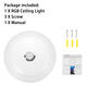 LED RGB Ceiling Light bluetooth Sound Lamp APP Remote Control 100-240V