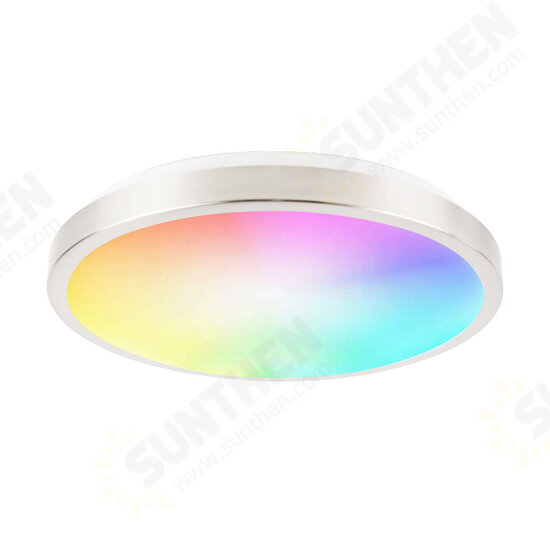 SR01 15W/20W RGB Dimmable Wifi Smart LED Ceiling Light APP Control Voice Control Works with Alexa Google Assistant Tuya