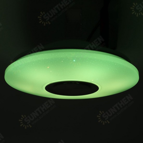 Modern 60W RGB LED Ceiling Light bluetooth Music Speaker Lamp Remote APP Control Modern 60W RGB LED Ceiling Light bluetooth Music Speaker Lamp Remote APP Control