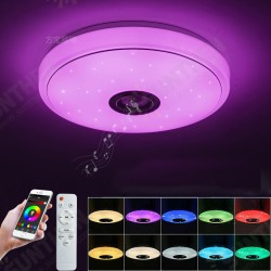 Modern Music Ceiling Light 48W 36LED Bluetooth Speaker Flush Down Lamp Modern Music Ceiling Light 48W 36LED Bluetooth Speaker Flush Down Lamp
