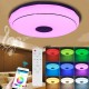 Modern RGB LED Ceiling Lamp Home Lighting APP bluetooth Music Light Bedroom Lamp Smart Ceiling Light + Remote Control