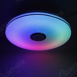 RGB Colour Changing bluetooth Music Speaker LED Ceiling Panel Down Light Bedroom RGB Colour Changing bluetooth Music Speaker LED Ceiling Panel Down Light Bedroom