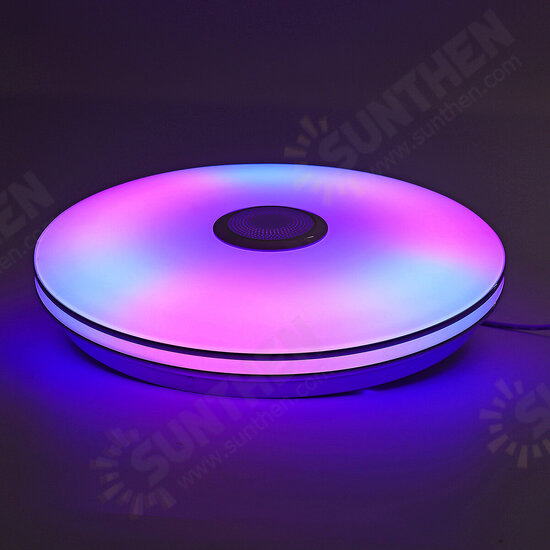 RGB Colour Changing bluetooth Music Speaker LED Ceiling Panel Down Light Bedroom