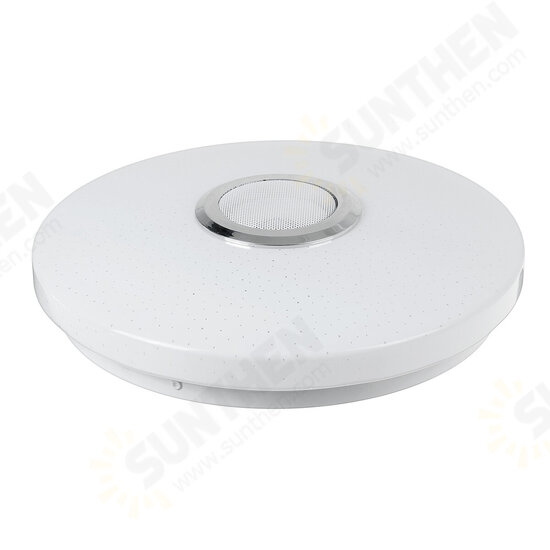 RGBW LED Ceiling Light Music Speaker Lamp Bluetooth APP + Remote Control Bedroom Smart Ceiling Lamp