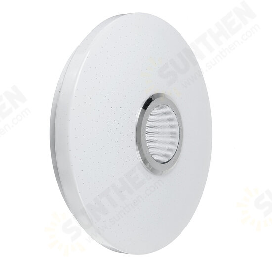 RGBW LED Ceiling Light Music Speaker Lamp Bluetooth APP + Remote Control Bedroom Smart Ceiling Lamp