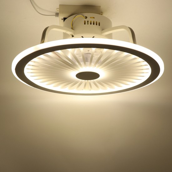 Smart Ceiling Fan Light 3 Colors Led Fan with Remote Control + bluetooth Speaker