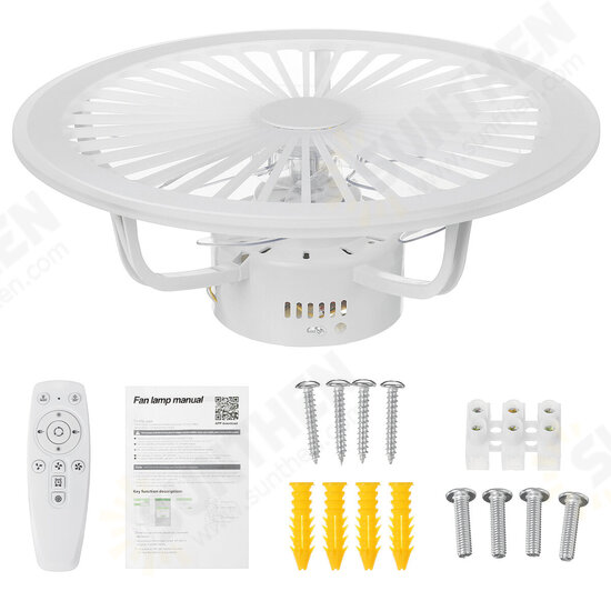 Smart Ceiling Fan Light 3 Colors Led Fan with Remote Control + bluetooth Speaker