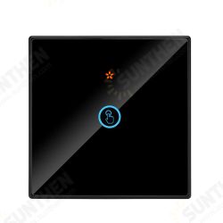 1/2 Gang Smart WIFI Crystal Glass Panel Switch Light Touch Screen Wall Decoration 1/2 Gang Smart WIFI Crystal Glass Panel Switch Light Touch Screen Wall Decoration
