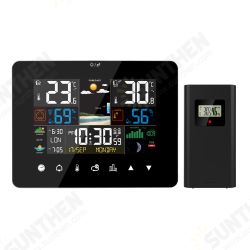 2022 Newest Weather Station Touch Screen Wireless Indoor Outdoor Thermometer Table Clock with Sunrise and Sunset Time Moon Phases and Tides and Mold Risk 2022 Newest Weather Station Touch Screen Wireless Indoor Outdoor Thermometer Table Clock with Sunrise and Sunset Time Moon Phases and Tides and Mold Risk
