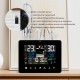 2022 Newest Weather Station Touch Screen Wireless Indoor Outdoor Thermometer Table Clock with Sunrise and Sunset Time Moon Phases and Tides and Mold Risk