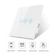 220-240V Tuya ZB Single Fire Zero Shared Smart Touch Switch Wall Panel Lamp Control Work with Alexa Google Home