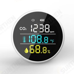 DM1305 CO2 Temperature Humidity Meter Air Quality Monitor Multifunctional For Home DM1305 CO2 Temperature Humidity Meter Air Quality Monitor Multifunctional For Home