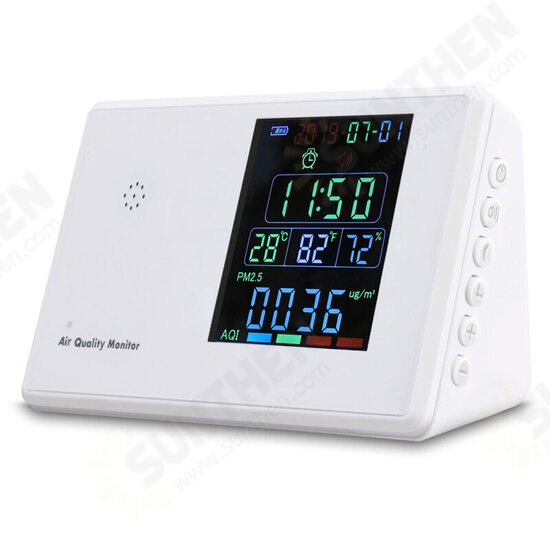 PM 2.5 Formaldehyde Digital HCHO TVOC Air Quality Analysis Tester Home Smog Meter PM2.5 PM1.0 PM10 Sensor Monitor