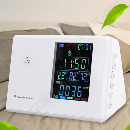 PM 2.5 Formaldehyde Digital HCHO TVOC Air Quality Analysis Tester Home Smog Meter PM2.5 PM1.0 PM10 Sensor Monitor