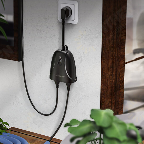 BW-SHP14 16A Dual Outlets IP44 Smart WIFI Socket 3680W EU /1760W US Plug Outdoor Controller Work With Amazon Alexa Google Assistant BW-SHP14 16A Dual Outlets IP44 Smart WIFI Socket 3680W EU /1760W US Plug Outdoor Controller Work With Amazon Alexa Google Assistant