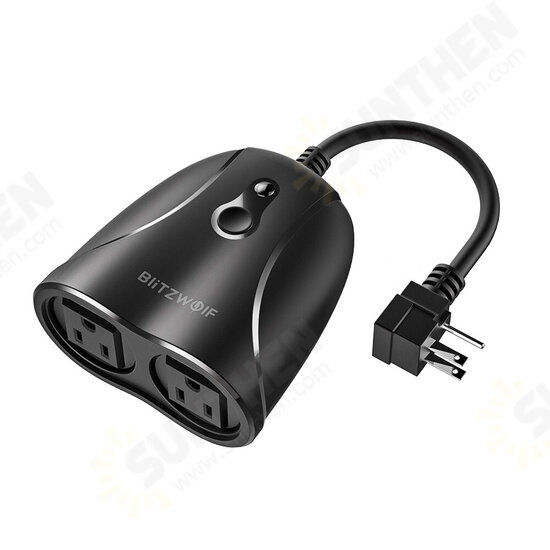 BW-SHP14 16A Dual Outlets IP44 Smart WIFI Socket 3680W EU /1760W US Plug Outdoor Controller Work With Amazon Alexa Google Assistant BW-SHP14 16A Dual Outlets IP44 Smart WIFI Socket 3680W EU /1760W US Plug Outdoor Controller Work With Amazon Alexa Google Assistant