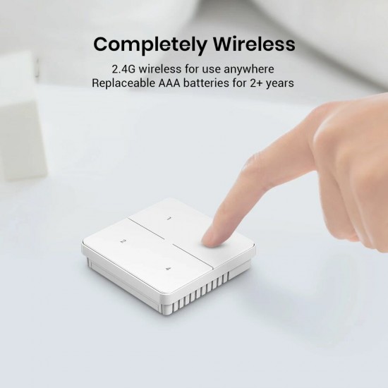 SR3 Smart 4-Key Button Switch Wireless Works With Alexa, Google Home, IFTTT Need S3 Hub