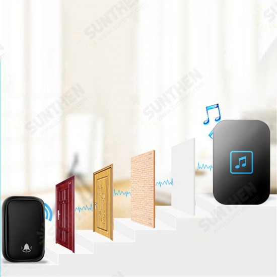 FA86 Self-powered Wireless Doorbell 150M Remote No Battery Required 3 Button 1 2 3 Receiver Home Call Ring Bell FA86 Self-powered Wireless Doorbell 150M Remote No Battery Required 3 Button 1 2 3 Receiver Home Call Ring Bell