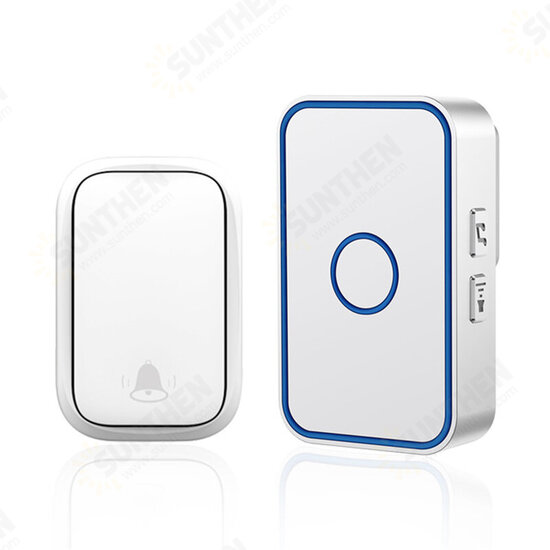 New Self-powered Waterproof Wireless Doorbell No Battery Need LED Light Indicated Doorbell 150M Remote Home 60 Ring Calling Bell New Self-powered Waterproof Wireless Doorbell No Battery Need LED Light Indicated Doorbell 150M Remote Home 60 Ring Calling Bell