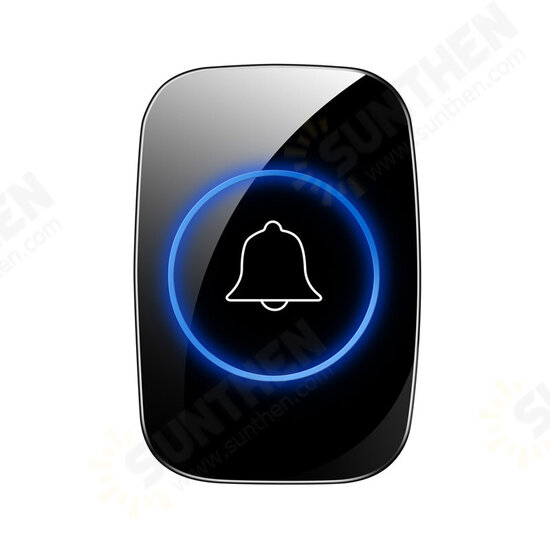 Home Welcome Doorbell Intelligent Wireless Doorbell Waterproof 300M Remote EU Plug