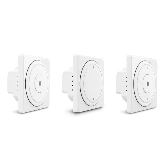 EU WiFi Switch with Physical Button Smart Home Automation Wall Light Switch 1/2/3 Gang Work with Alexa Google Home