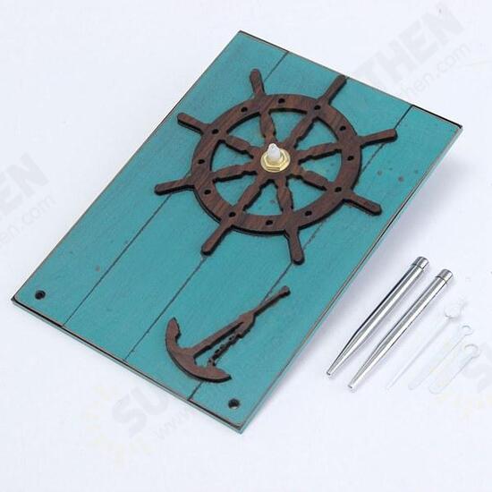 European Mediterranean Style Desktop Clock Wood For Gift Room Decor European Mediterranean Style Desktop Clock Wood For Gift Room Decor