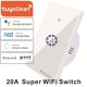 Tuya 20A Smart WIFI Touch Wall Switch Panel EU Standard Remote Control Works with Amazon Alexa Google Home